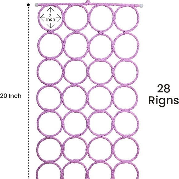 IKEA KOMPLEMENT‎ Multi-Use Scarves Slot Hanger Cream Polypropylene/Steel 28 ¼" - Picture 9 of 9